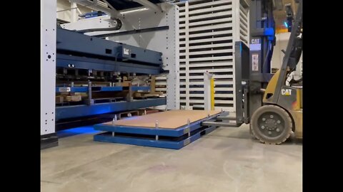 Stacking Re Rack Cartridges for LEAN Sheet Metal Storage Systems