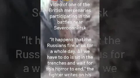 🇷🇺🇬🇧🇺🇦 GoPro Video From One Of The British Mercenaries Fighting In The Battles Near Severodonetsk