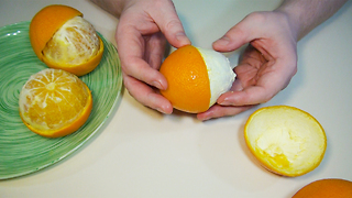 How to Peel an Orange Amazing Way