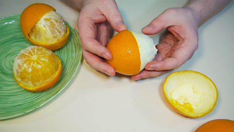 How to Peel an Orange Amazing Way