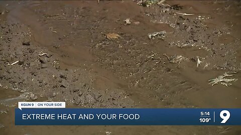 How the heat is affecting food