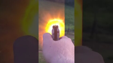 Shooting a 1911 single handed while holding a camera