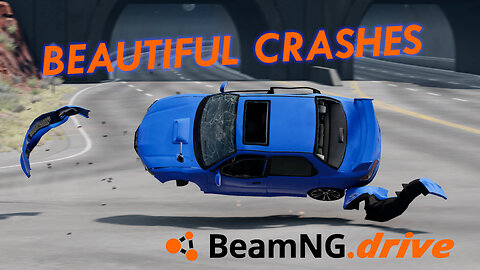 Beautiful Car Crashes with BeamNG