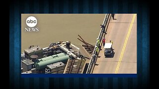 Barge hits a bridge in Texas, damaging the structure and causing an oil spill