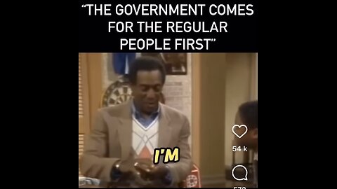 The gov comes for regular people first