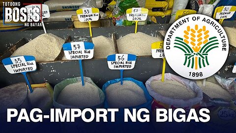 Kapangyarihang mag-import ng bigas, ipinagkaloob sa Department of Agriculture