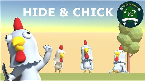 Three People play Hide & Chick
