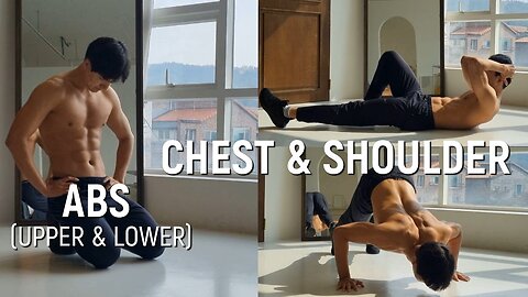 Chest Shoulder ABs, No equipments, No Gym.Best Chinese Style