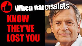 When narcissists know they've lost you ... what do they do?