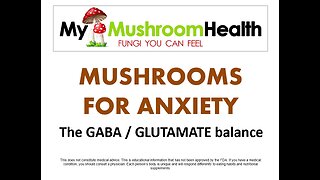 Medicinal Mushrooms for Brain Balance - GABA GLUTAMATE