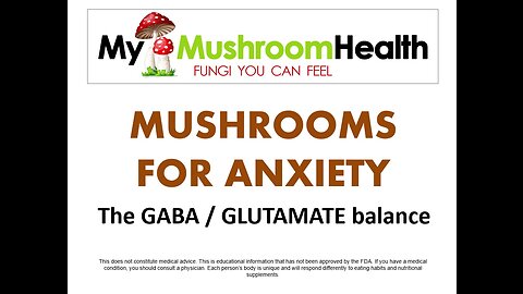 Medicinal Mushrooms for Brain Balance - GABA GLUTAMATE