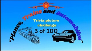 "Planes Trains and Automobiles Trivia Puzzle 3 of 100