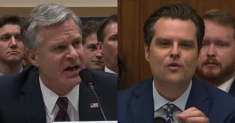 Matt Gaetz Unleashes at FBI Director Chris Wray in Testy Exchange: ‘Are You Protecting the Bidens?’