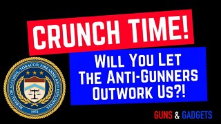 Crunch Time! Will You Let The Anti-Gunners Out Work Us?!