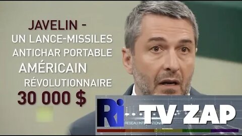 RI TV Zap du 08.08.22 « Les armes envoyées à l'Ukraine "disparaissent" sur le Darkweb »