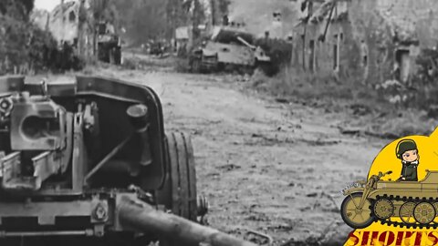 Panther ausf G, commanded by Untersturmfuhrer Teichert Knocked out by Piat Normandy #shorts 40