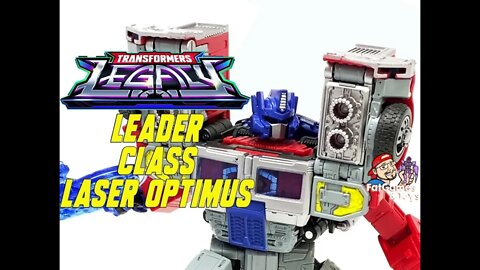 ⚠️🚚[NOVIDADE!] Transformers Legacy Leader Class Laser Optimus Prime Review