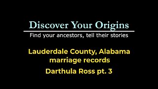 Lauderdale County, Alabama Marriage Records