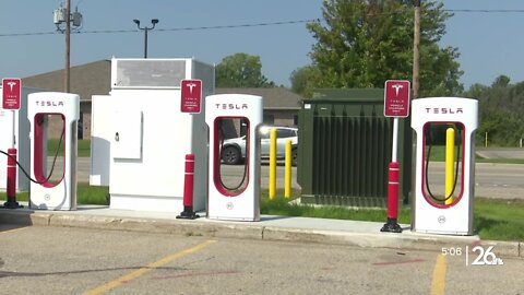 Tesla Supercharger comes to the city of Marinette