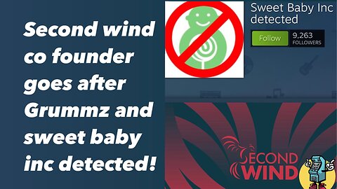 Second wind co founder attack Grummz and Sweet Baby Inc. Detected!