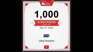 I HIT 1K SUBS