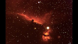 Horsehead Nebula Narrowband Backyard Processing