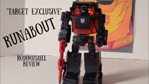 Earthrise RUNABOUT Deluxe Transformers War For Cybertron Decepticon Figure Review *Target Exclusive*