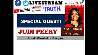 JOIN POLITICAL TALK WITH CHARLOTTE - INTERVIEWS JUDI PEERY