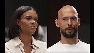 Andrew Tate being interviewed by Candace Owens