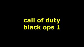 call of duty black ops 1 piano cover