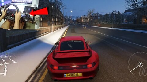 PORSCHE 911 GT2 Forza Horizon 4 gameplay Logitech g29