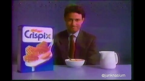 Weird Crispix "You Come Back After This Commercial Break" 1989 Commercial