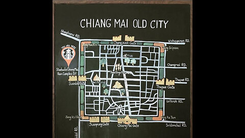 Chiang Mai's Old City Walls and Gates