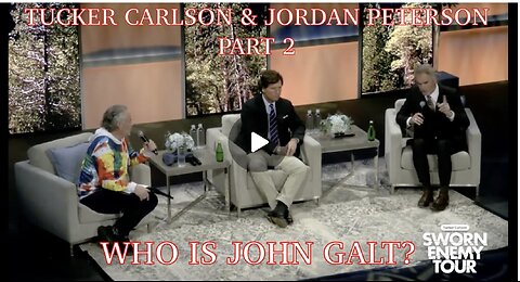 Part 2: TUCKER CARLSON & JORDAN PETERSON: TWO GREAT MINDS THAT ARE ALIGNED. TY JGANON