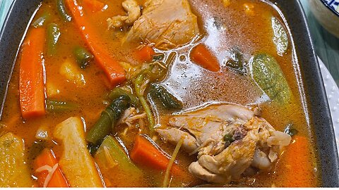 Sopa Caldo De Pollo Con Arroz y Verduras - Como hacer caldo de pollo con verduras | RECETA FÁCIL