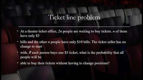 Probability interview question: Ticket line problem