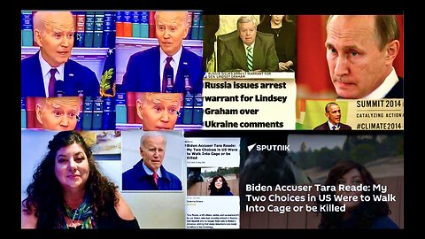 Biden CIA Face Mask Video Tara Reade Defects To Russia Arrest Warrant For USA Senator Lindsey Graham