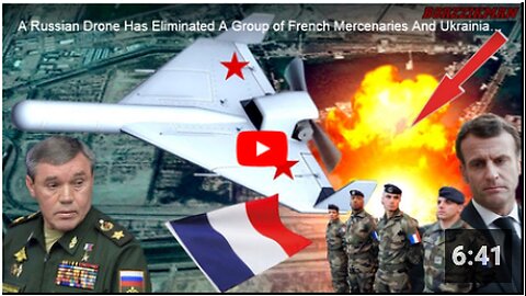 A Russian Drone Has Eliminated A Group of French Mercenaries And Ukrainian Officers In BERYSLAV