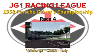Race 4 - JG1 Racing League - 1958 Porsche Driver's Championship - Vallelunga - Classic - ITA