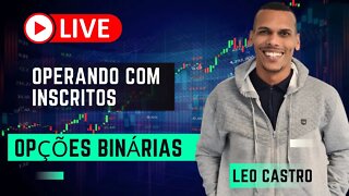 🔴 LIVE OPERANDO OPÇÕES BINÁRIAS