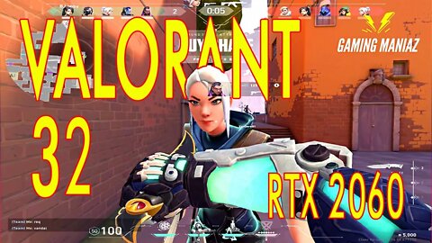 Valorant Gameplay - RTX 2060 - PC [32] #valorant #gamingmaniaz