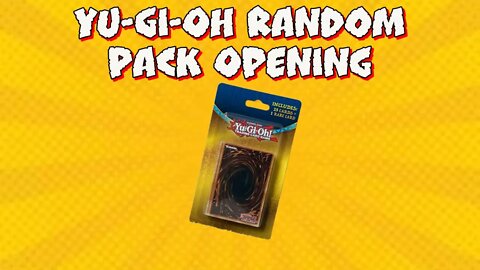 Yu-Gi-Oh: Random Pack Opening