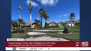 Valley woman survives Hurricane Ian with family