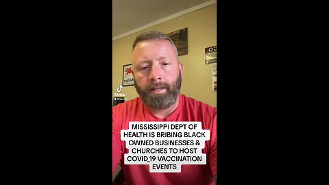 MISSISSIPPI DEPT OF HEALTH BRIBING BLACK CHURCHES & BUSINESSES TO HOST COVID_19 VACCINATION EVENTS