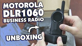 Motorola DLR1060 Digital Business Two Way Radio Unboxing