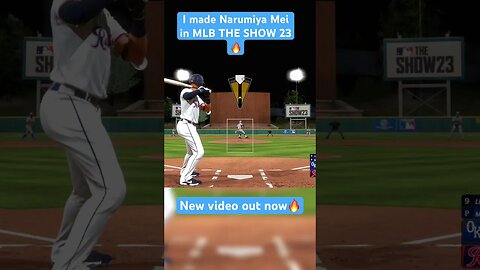 Narumiya Mei makes his Major League Debut🔥 #mlb #baseball #mlbtheshow23