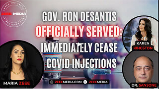 Karen Kingston & Dr. Sansone - Gov. DeSantis Officially Served: Immediately Cease COVID Injections