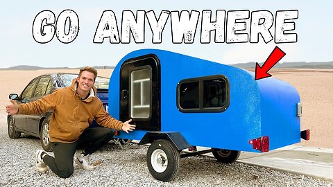 I Built a (One-person) MICRO Camper!