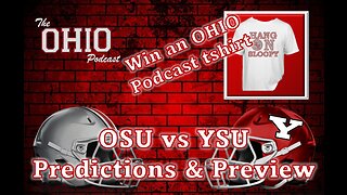 Predict the score and win a FREE OHIO Podcast t-shirt!!!!