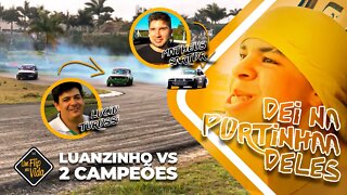 LUANZINHO BATALHANDO COM 2 PILOTOS CAMPEÕES